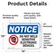Signmission Do Not Weld Sensitive Electronic Sign With Symbol, 14 in W x Rectangle, Vinyl Decal OS-2PACK-NS-D-1014-L-11413 - alternate 2